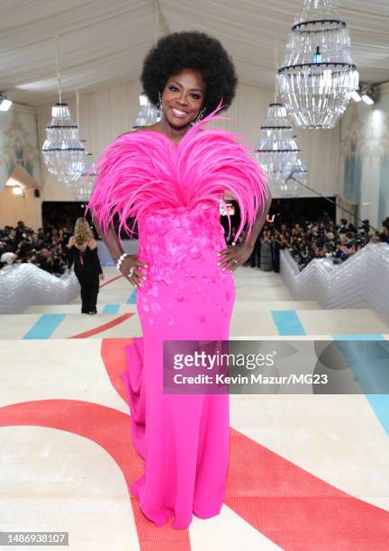 Viola Davis attends The 2023 Met Gala Celebrating "Karl Lagerfeld: A Line Of Beauty" at The Metropolitan Museum of Art on May 01, 2023 in New York...