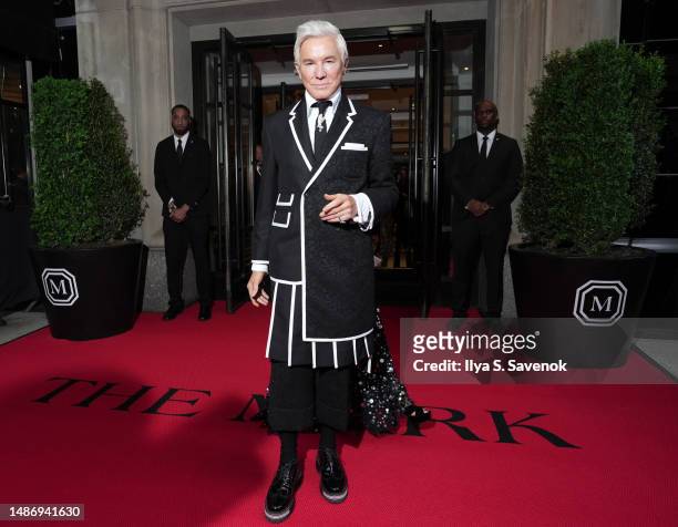 Baz Luhrmann departs The Mark Hotel for 2023 Met Gala on May 01, 2023 in New York City.