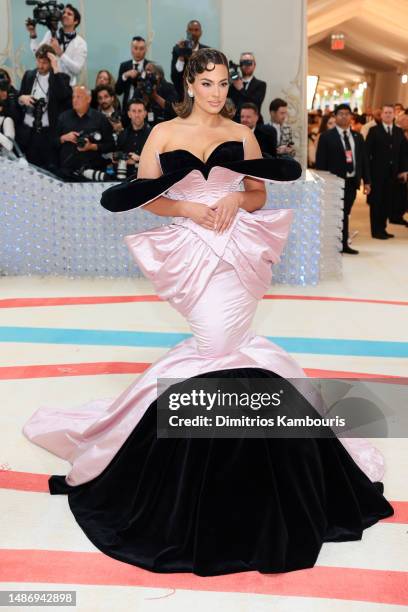 Ashley Graham attends The 2023 Met Gala Celebrating "Karl Lagerfeld: A Line Of Beauty" at The Metropolitan Museum of Art on May 01, 2023 in New York...