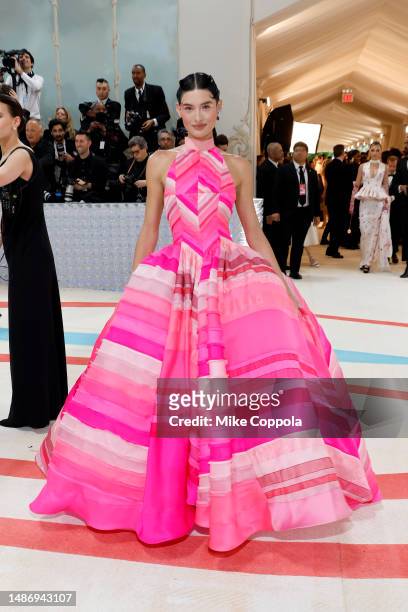 Grace Elizabeth attends The 2023 Met Gala Celebrating "Karl Lagerfeld: A Line Of Beauty" at The Metropolitan Museum of Art on May 01, 2023 in New...