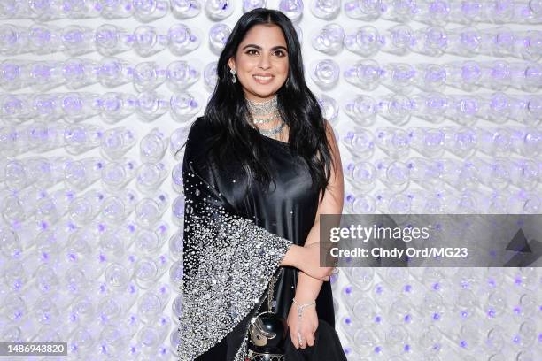 Isha Ambani attends The 2023 Met Gala Celebrating "Karl Lagerfeld: A Line Of Beauty" at The Metropolitan Museum of Art on May 01, 2023 in New York...