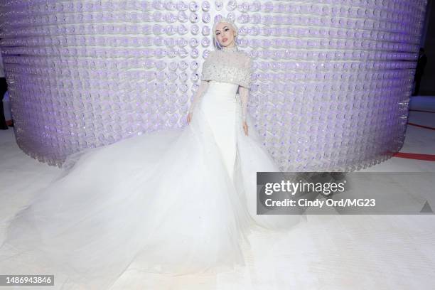 Ava Max attends The 2023 Met Gala Celebrating "Karl Lagerfeld: A Line Of Beauty" at The Metropolitan Museum of Art on May 01, 2023 in New York City.