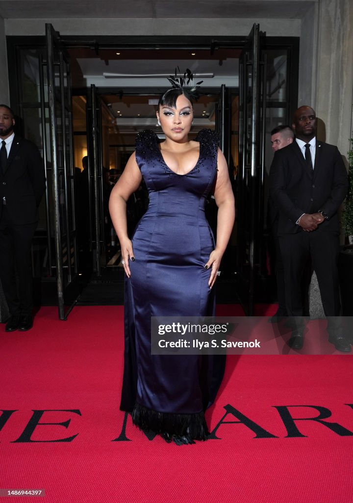Paloma Elsesser departs The Mark Hotel for 2023 Met Gala on May 01 ...