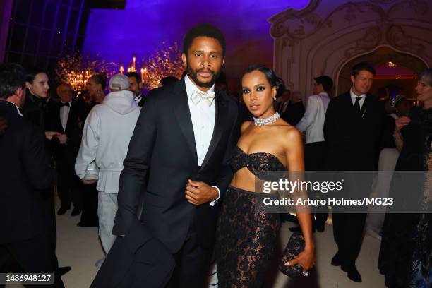 Nnamdi Asomugha and Kerry Washington attend The 2023 Met Gala Celebrating "Karl Lagerfeld: A Line Of Beauty" at The Metropolitan Museum of Art on May...