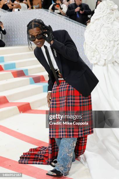 Rocky attends The 2023 Met Gala Celebrating "Karl Lagerfeld: A Line Of Beauty" at The Metropolitan Museum of Art on May 01, 2023 in New York City.