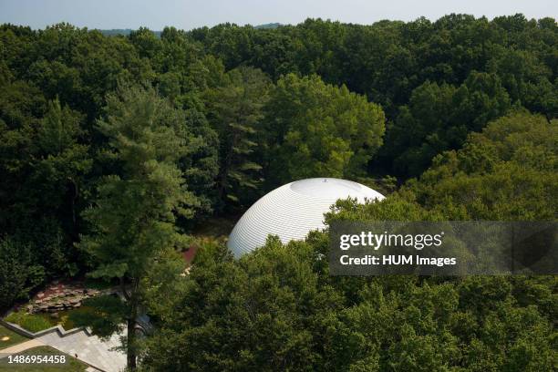 The Headquarters Auditorium, called the “Bubble” by Agency employees, got its nickname for its bubble- or igloo-like shape. The auditorium was part...