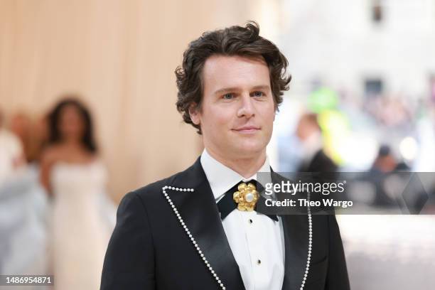 Jonathan Groff attends The 2023 Met Gala Celebrating "Karl Lagerfeld: A Line Of Beauty" at The Metropolitan Museum of Art on May 01, 2023 in New York...
