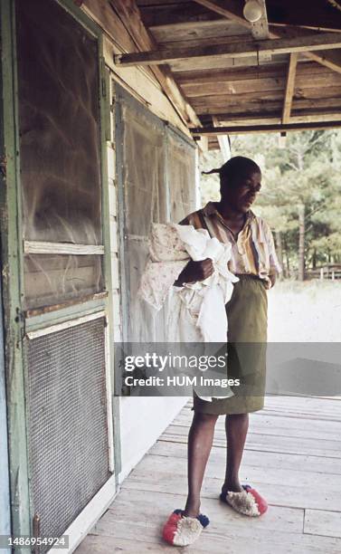 Poverty characterizes the situation of most of the blacks on St. Helena's Island ca. May 1973.