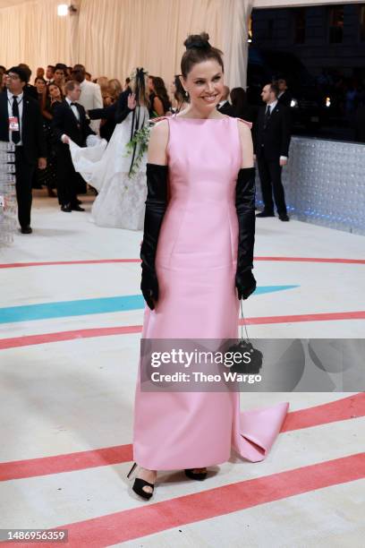 Dasha Zhukova attends The 2023 Met Gala Celebrating "Karl Lagerfeld: A Line Of Beauty" at The Metropolitan Museum of Art on May 01, 2023 in New York...