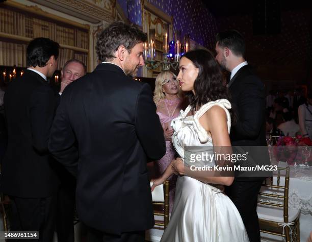 Bradley Cooper and Irina Shayk attend The 2023 Met Gala Celebrating "Karl Lagerfeld: A Line Of Beauty" at The Metropolitan Museum of Art on May 01,...