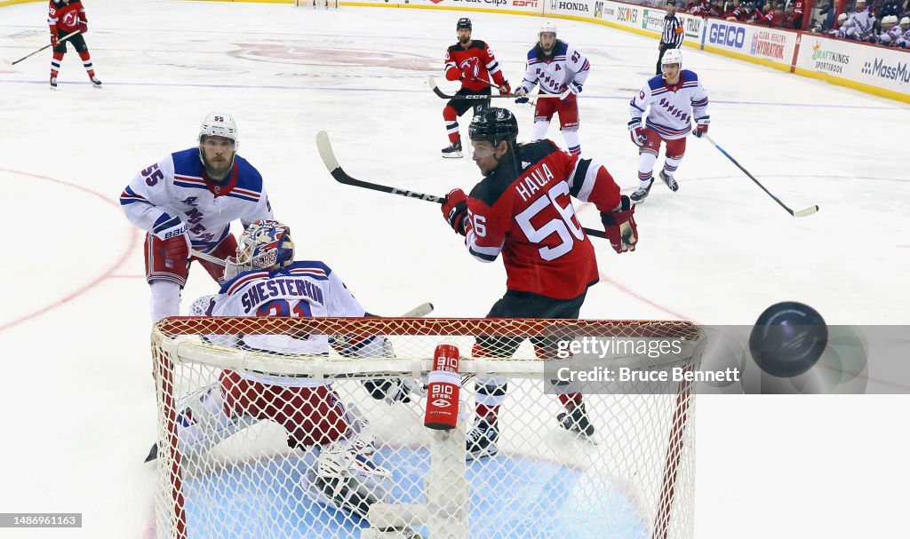 New York Rangers at New Jersey Devils - Game Seven