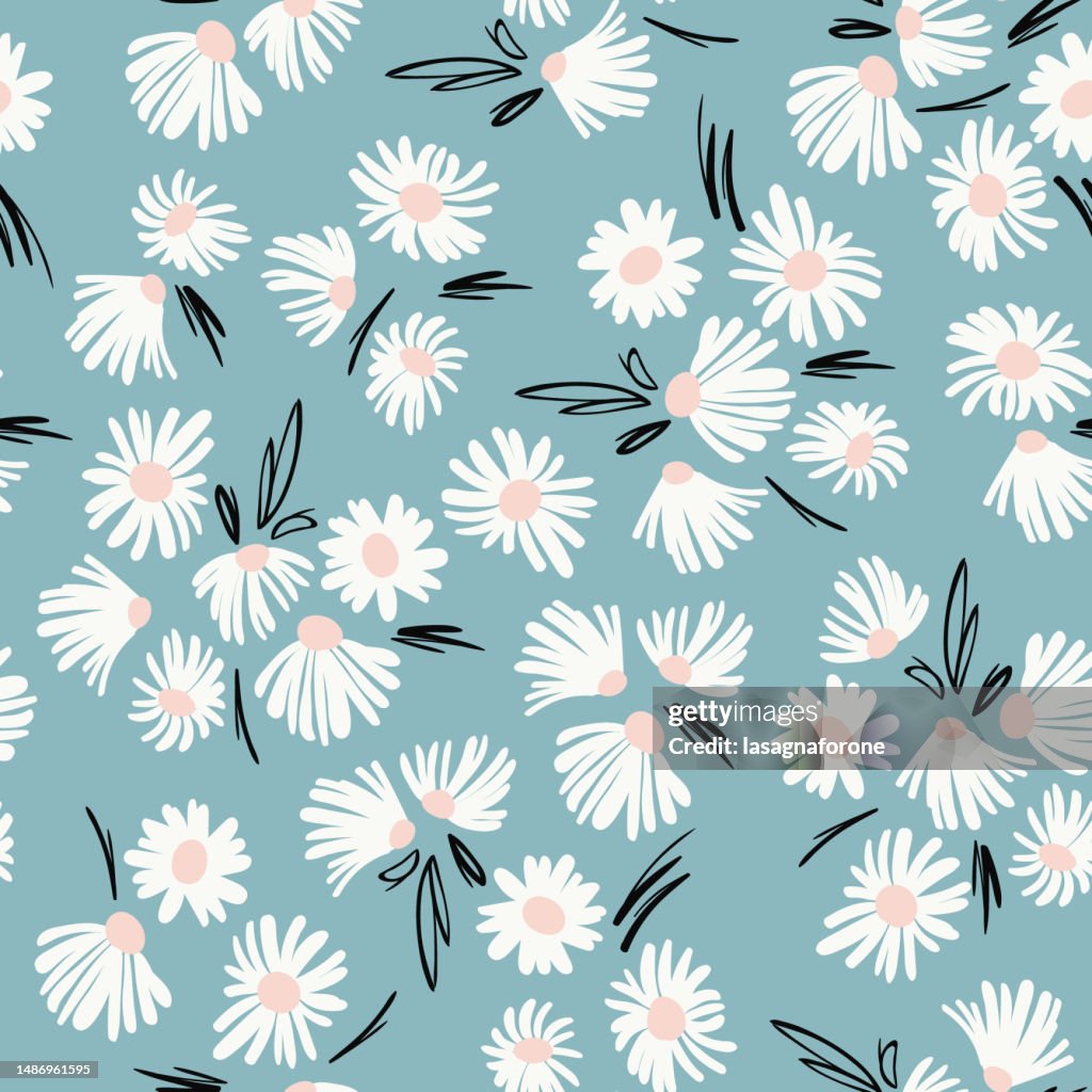 Seamless Floral Vector Pattern