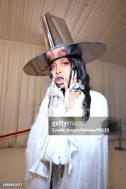Erykah Badu attends the The 2023 Met Gala Celebrating "Karl Lagerfeld: A Line Of Beauty" at The Metropolitan Museum of Art on May 01, 2023 in New...