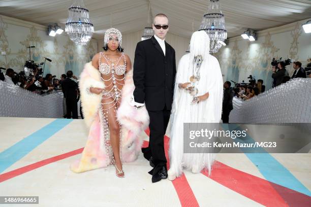 Erykah Badu attends The 2023 Met Gala Celebrating "Karl Lagerfeld: A Line Of Beauty" at The Metropolitan Museum of Art on May 01, 2023 in New York...