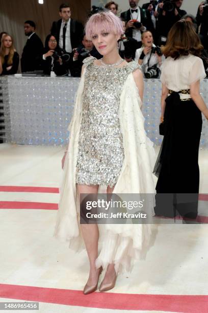 Marion Cotillard attends the 2023 Met Gala Celebrating "Karl Lagerfeld: A Line Of Beauty" at Metropolitan Museum of Art on May 01, 2023 in New York...