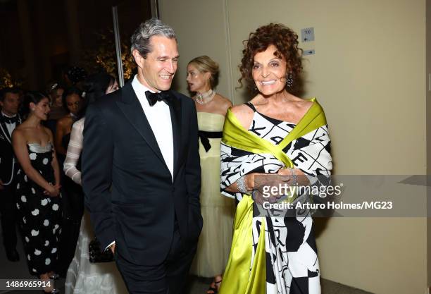 Diane von Fürstenberg attends The 2023 Met Gala Celebrating "Karl Lagerfeld: A Line Of Beauty" at The Metropolitan Museum of Art on May 01, 2023 in...