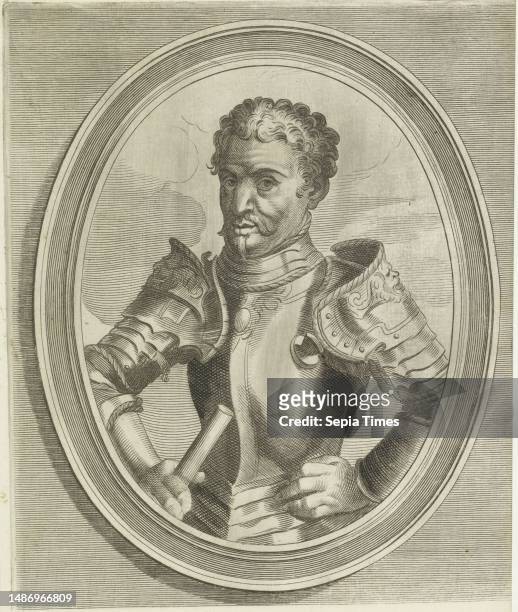Portrait of Marco Antonio Gusano, print maker: Giovanni Battista Bonacina, , intermediary draughtsman: Cesare Fiori, , Italy, 1625 - 1669, paper,...