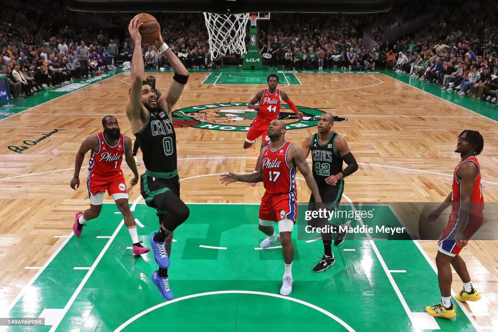 Philadelphia 76ers v Boston Celtics - Game One