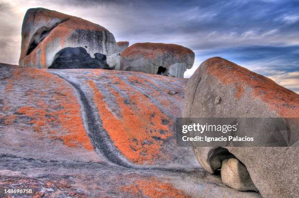 remarkable rocks. - insel kangaroo island stock-fotos und bilder