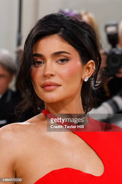 Kylie Jenner attends the 2023 Costume Institute Benefit celebrating "Karl Lagerfeld: A Line of Beauty" at Metropolitan Museum of Art on May 01, 2023...