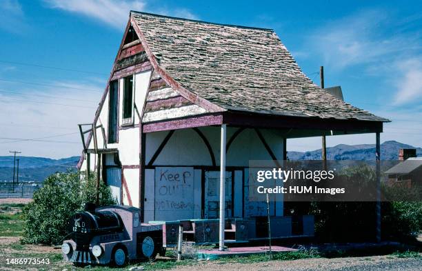 Gas station, Santa Claus, Arizona; ca. 2003..