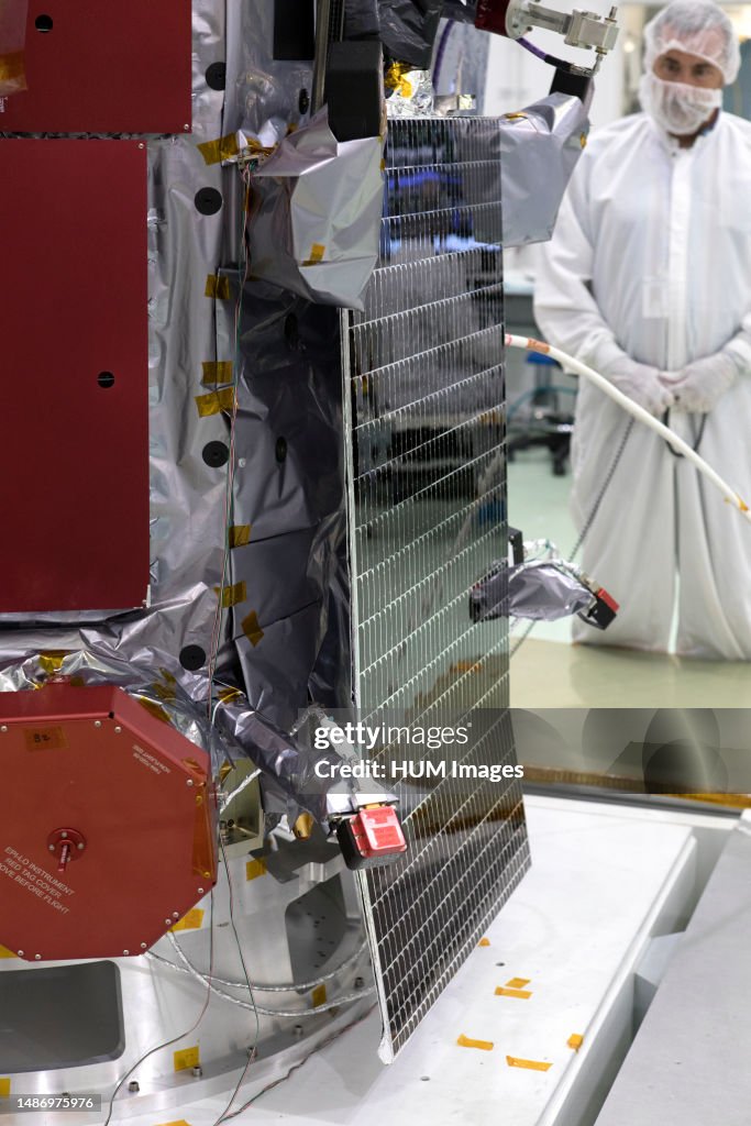 NASA's Parker Solar Probe solar arrays are deployed for testing at ...