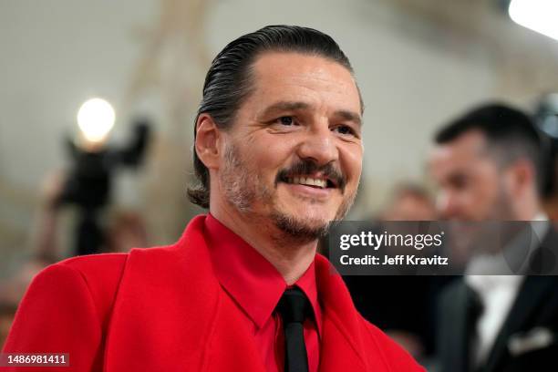 Pedro Pascal attends the 2023 Met Gala Celebrating "Karl Lagerfeld: A Line Of Beauty" at Metropolitan Museum of Art on May 01, 2023 in New York City.