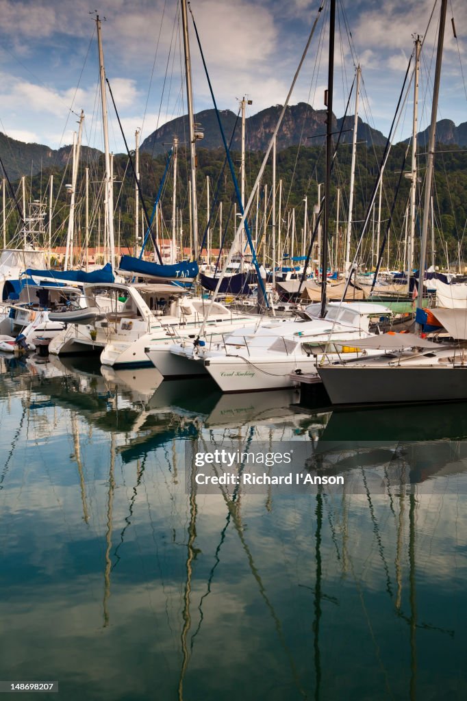 Marina at Telaga Harbour Park and Gunung Machinchang, Pantai Kok.