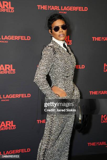 Teyana Taylor attends the Karl Lagerfeld Met Gala After Party at The Mark Hotel on May 01, 2023 in New York City.