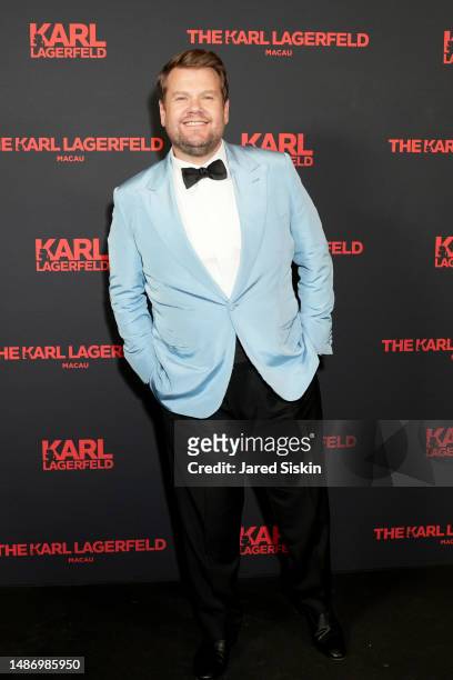 James Corden attends the Karl Lagerfeld Met Gala After Party at The Mark Hotel on May 01, 2023 in New York City.