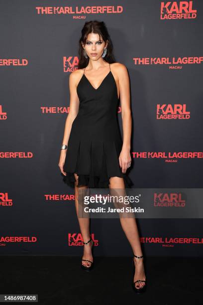 Georgia Fowler attends the Karl Lagerfeld Met Gala After Party at The Mark Hotel on May 01, 2023 in New York City.