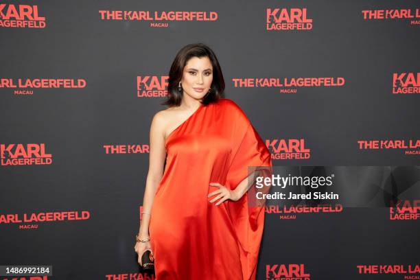 Guest attends the Karl Lagerfeld Met Gala After Party at The Mark Hotel on May 01, 2023 in New York City.
