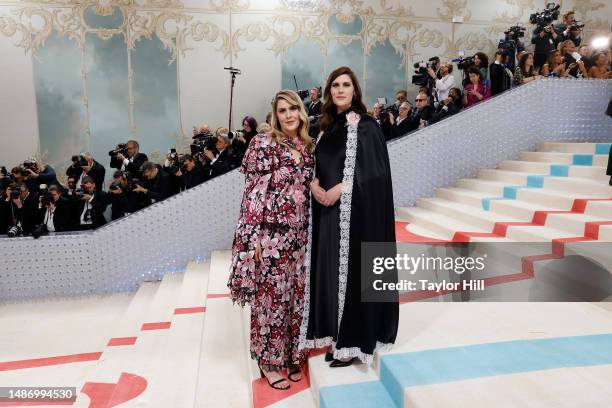 Kate Mulleavy and Laura Mulleavy of Rodarte attend the 2023 Costume Institute Benefit celebrating "Karl Lagerfeld: A Line of Beauty" at Metropolitan...