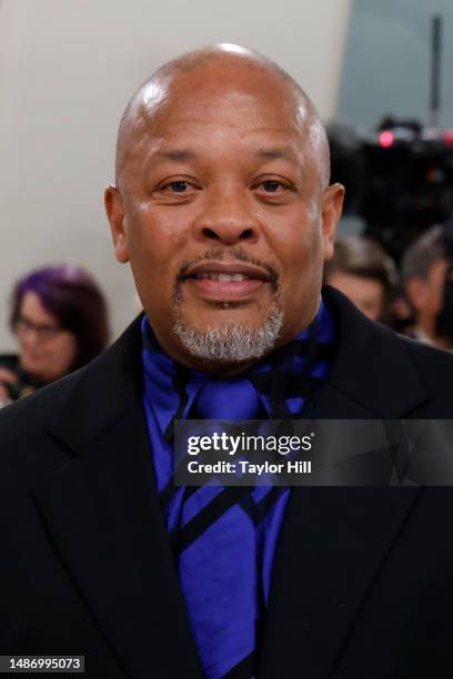 Dr. Dre attends the 2023 Costume Institute Benefit celebrating "Karl Lagerfeld: A Line of Beauty" at Metropolitan Museum of Art on May 01, 2023 in...