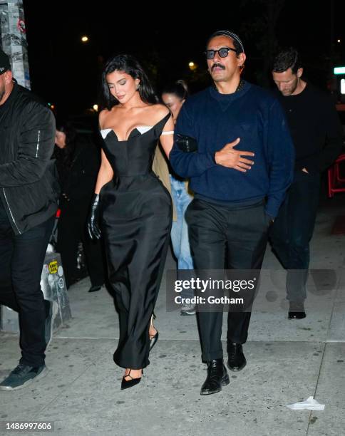 Kylie Jenner is seen heading to a Met Gala afterparty on May 1, 2023 in New York City.