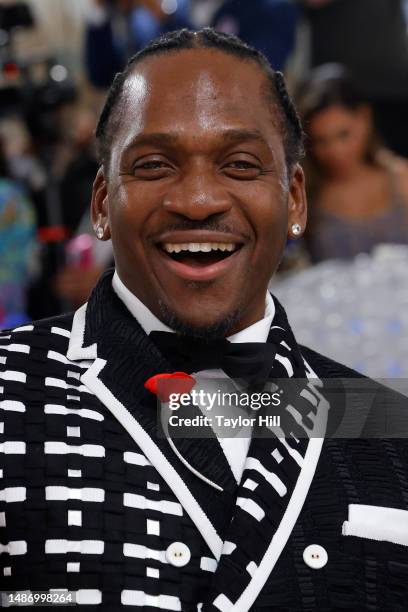 Pusha T attends the 2023 Costume Institute Benefit celebrating "Karl Lagerfeld: A Line of Beauty" at Metropolitan Museum of Art on May 01, 2023 in...