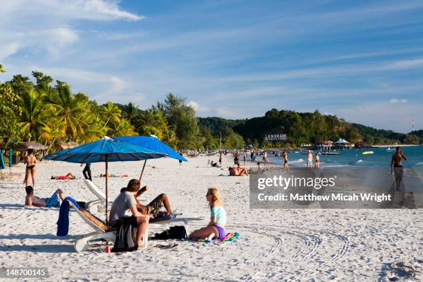 cenang beach. - kedah stock pictures, royalty-free photos & images