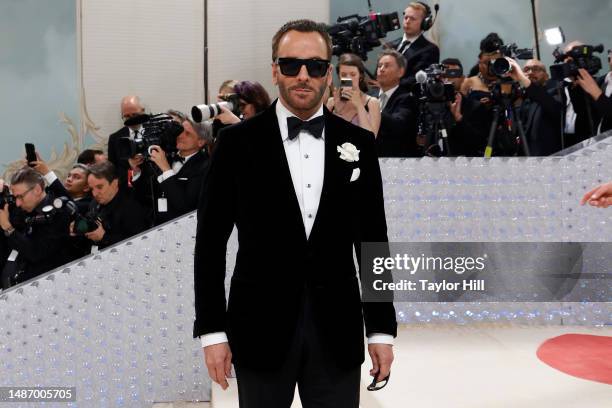 Tom Ford attends the 2023 Costume Institute Benefit celebrating "Karl Lagerfeld: A Line of Beauty" at Metropolitan Museum of Art on May 01, 2023 in...