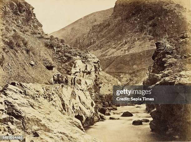 Devil's Gate, From Below Weber Canyon, Wasatch Mountains, c. 1870, Andrew Joseph Russell; Author: Ferdinand V. Hayden, American, 1830 - 1902, 5 15/16...