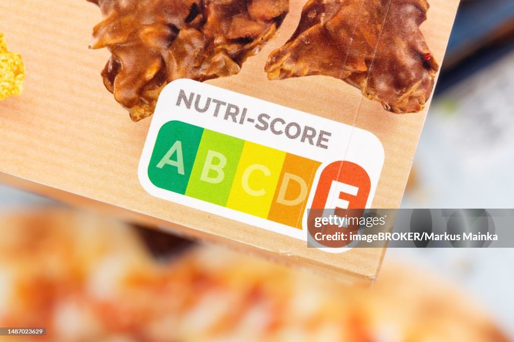 Nutri Score Label Symbol Unhealthy Eating Food Traffic Light Eating in Stuttgart, Germany