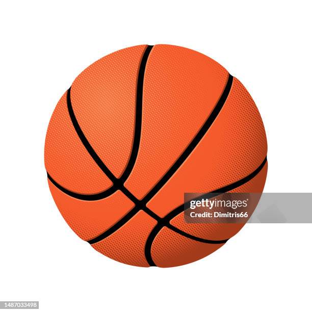 bildbanksillustrationer, clip art samt tecknat material och ikoner med basketball ball - basketboll