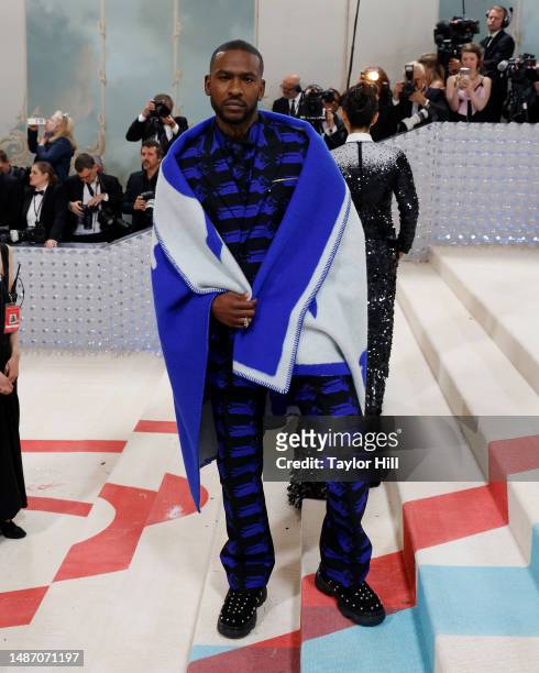 Skepta attends the 2023 Costume Institute Benefit celebrating "Karl Lagerfeld: A Line of Beauty" at Metropolitan Museum of Art on May 01, 2023 in New...