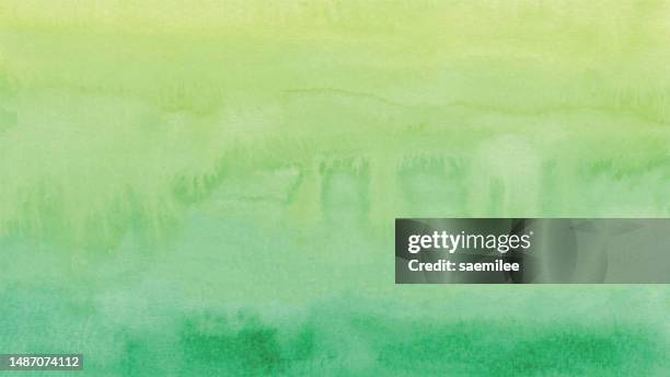 illustrations, cliparts, dessins animés et icônes de aquarelle vert dégradé fond - fond-aquarelle