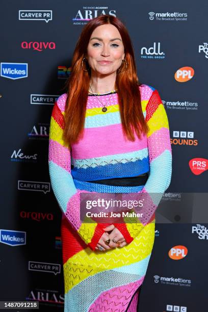 Arielle Free arrives at ARIAS 2023 at Theatre Royal Drury Lane on May 02, 2023 in London, England.