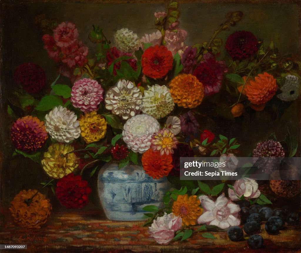 Still Life with Dahlias