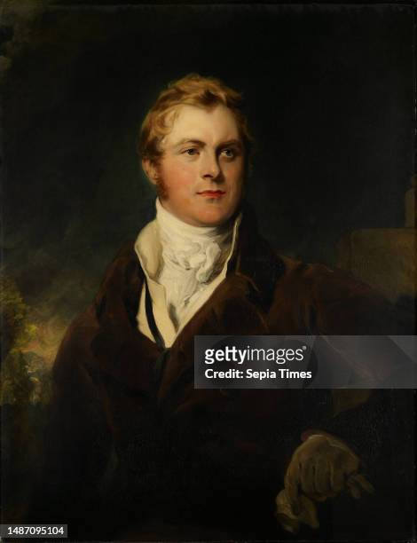 Portrait of Frederick John Robinson, First Earl of Ripon, c. 1820, Sir Thomas Lawrence, British, 1769 - 1830, 36 x 28 in. , Oil on canvas, England,...