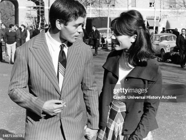 Franco Citti and Serena Vergano, Rome 1961.