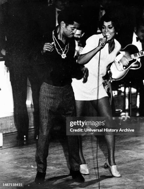 Sammy Davis Jr and Lola Falana, 1968.