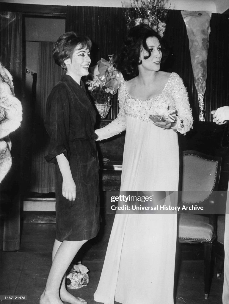 Annie Girardot and Valentina Cortese