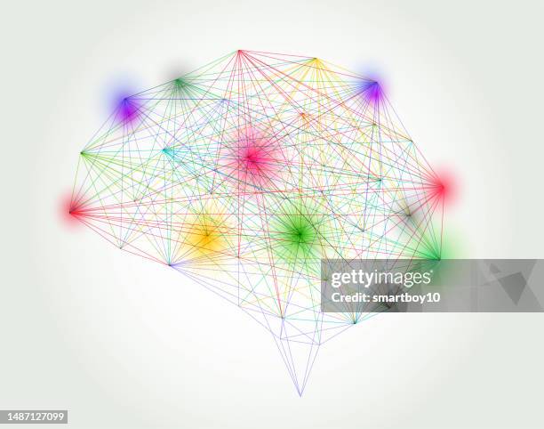 artificial intelligence concept - misinformation stock illustrations
